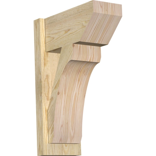 Ekena Millwork Legacy Slat Rough Sawn Outlooker, Douglas Fir, 8"W x 16"D x 24"H OUT08X16X24LEC06RDF - main